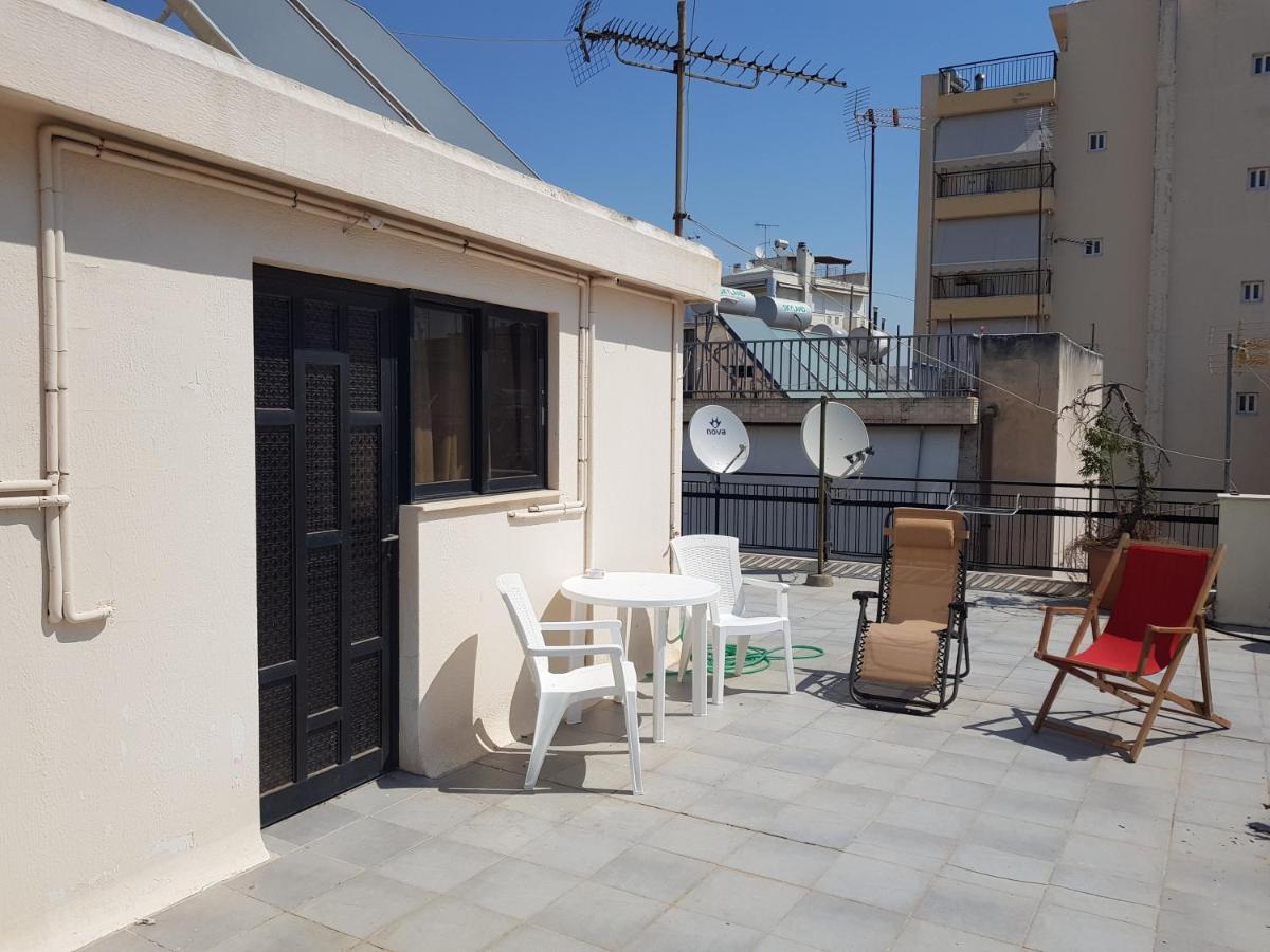 Terrace Roof Room @ Koridallos Metro St. & Piraeus Port Buitenkant foto